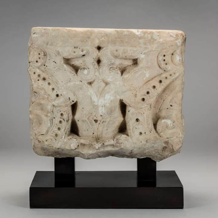 Pair of North African Marble Fragments